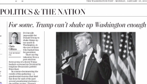 Washington Post oczekuje turbulentnej prezydentury